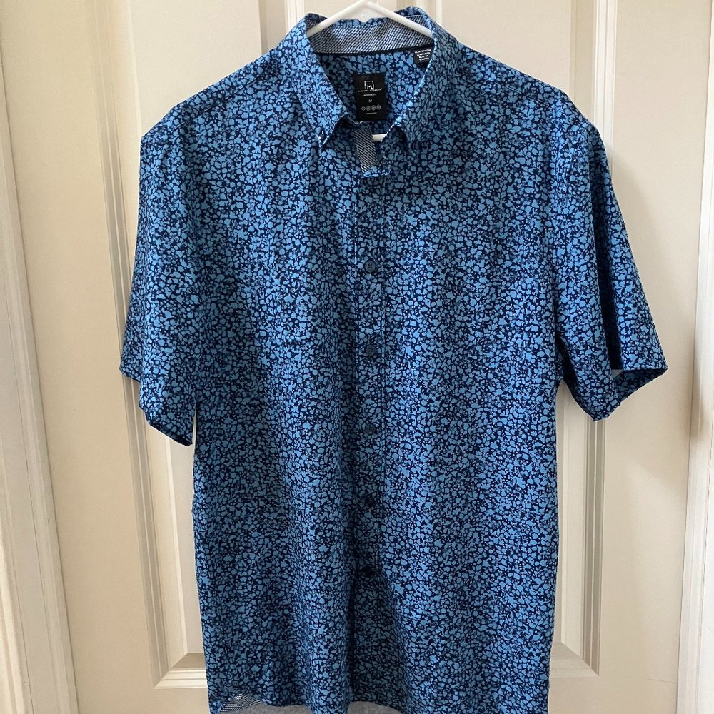 Michael Strahan short-sleeve button-down